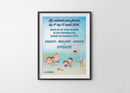 Création d'une affiche d'information pour un orthophoniste