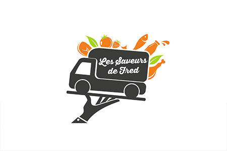 Icône Logo Grossiste alimentaire créé par une agence de communication dans l'Oise